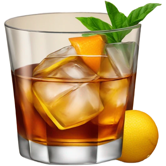 old fashioned cocktail  emoji