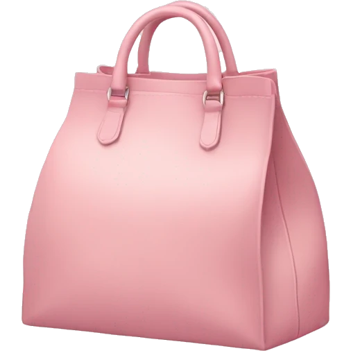 Light pink bag emoji