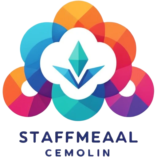 Staff team logo with name no faces emoji