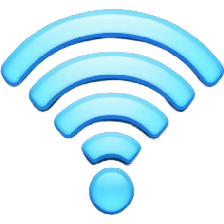 wifi blue emoji