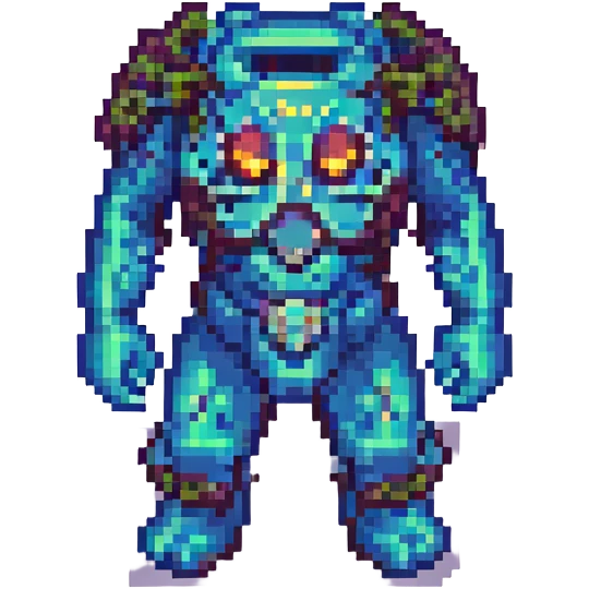 mutant, pixel art style emoji