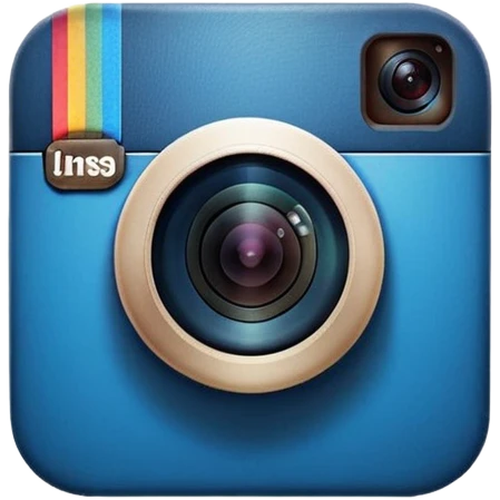 "Símbolo no formato de círculo, fundo sólido na cor azul oficial do Instagram (#0095F6), com um check branco nítido e alinhado no centro. Estilo minimalista, sem sombras, exatamente como o selo de verificação do Instagram." emoji