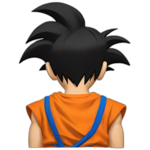 Son goku from back emoji