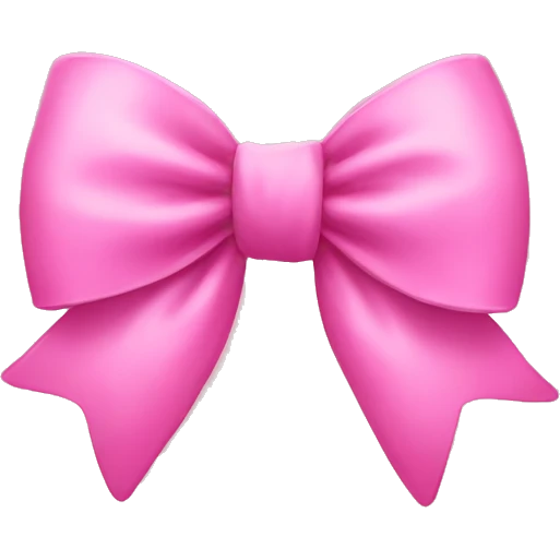 Pink bow  emoji
