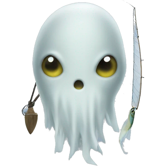 Fishing ghosts emoji