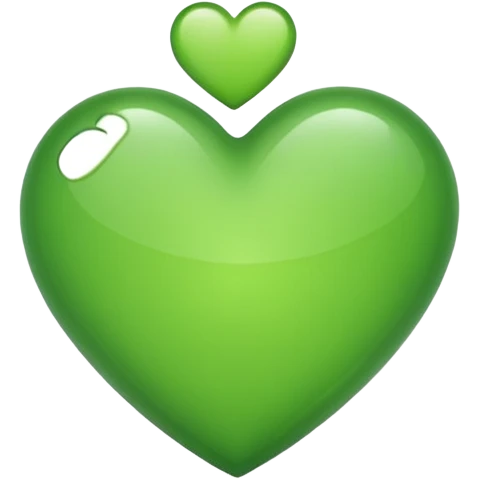 heart in color #b2c864 emoji
