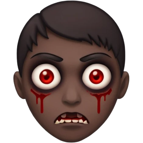 tired killer, bloody eyes. 😡🫩😈 combo i want it more like regular emoji. and make it more evil emoji