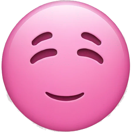 pink circle emoji