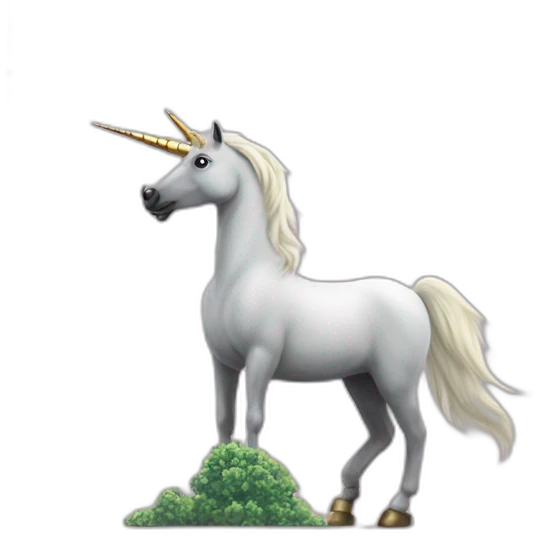 a unicorn with the berlin tv tower as its horn emoji