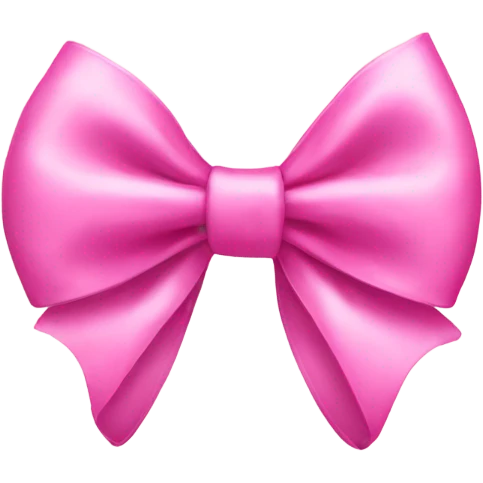 pink bow emoji