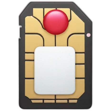 sim card yummy emoji
