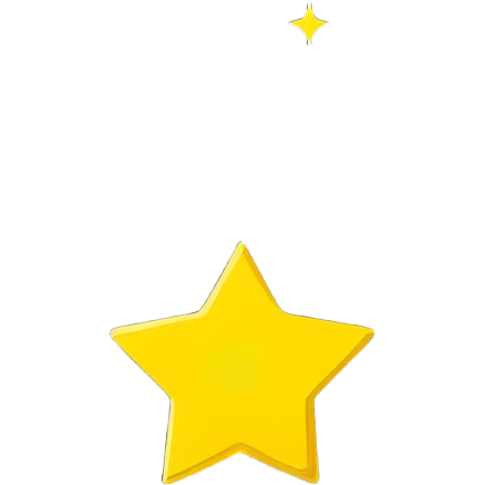 yellow stars twinkling emoji
