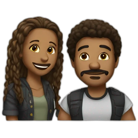 Ziak and Menace santana emoji