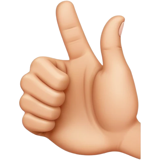 thumbs up finger gesture emoji