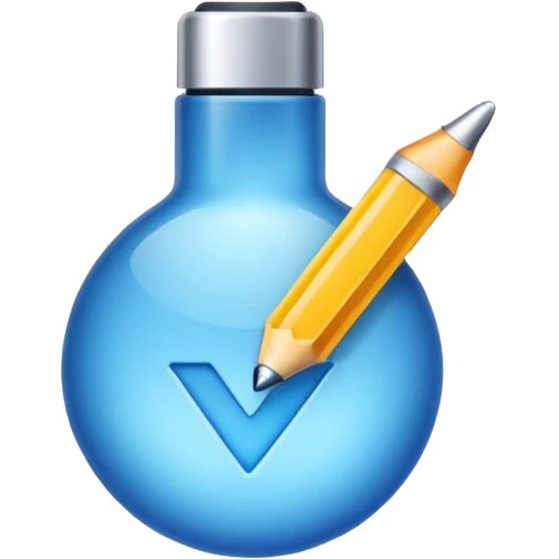 Verificación azul más claro emoji