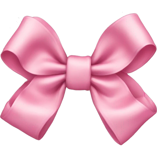 Baby pink bow emoji