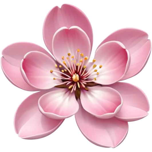 pink framed photo of a blossom emoji