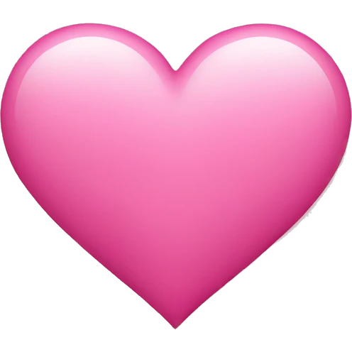 Pink heart emoji