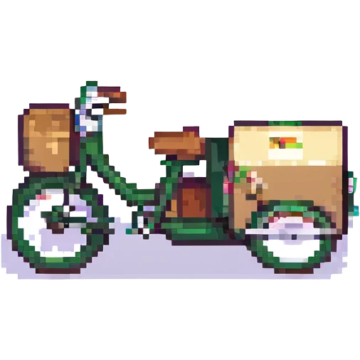 food delivery bike emoji
