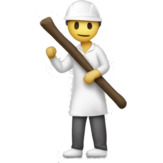 stick figure working emoji
