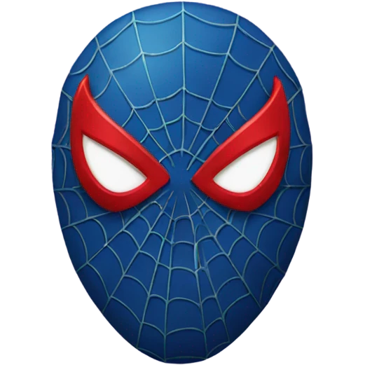 Spiderman mask emoji