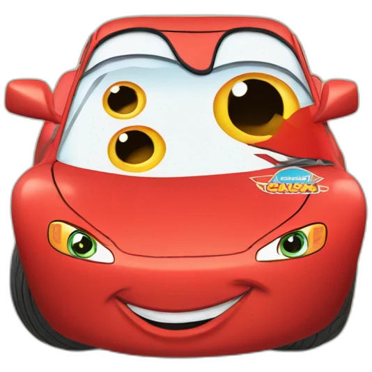 Pregnant lightning McQueen emoji