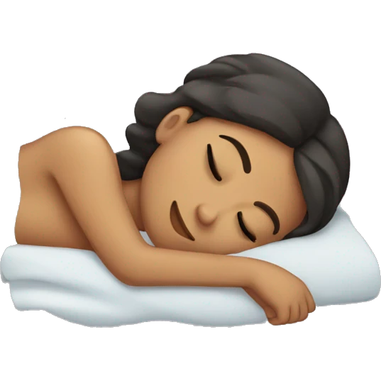 Girl sleeping emoji