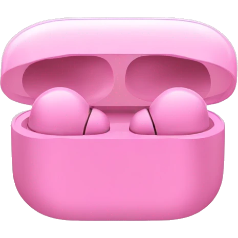 pink earpods pro emoji