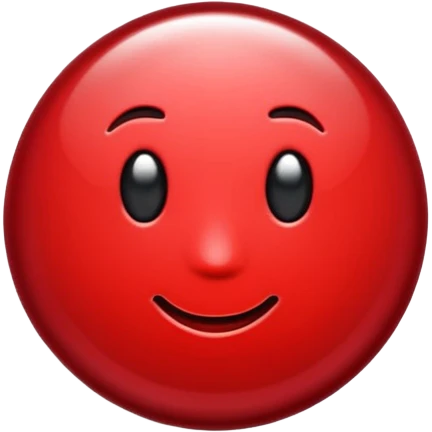glitter red pin emoji