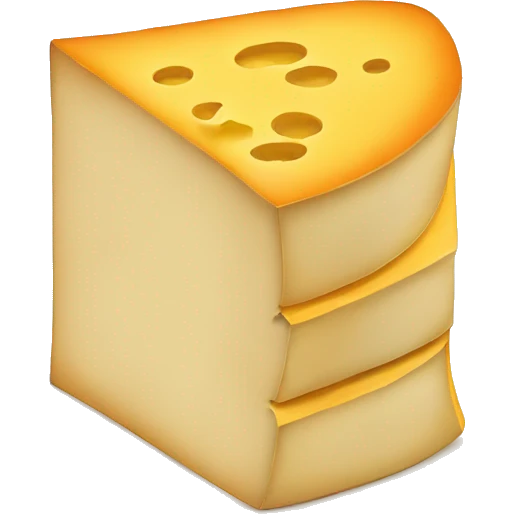 A book with cheese emoji