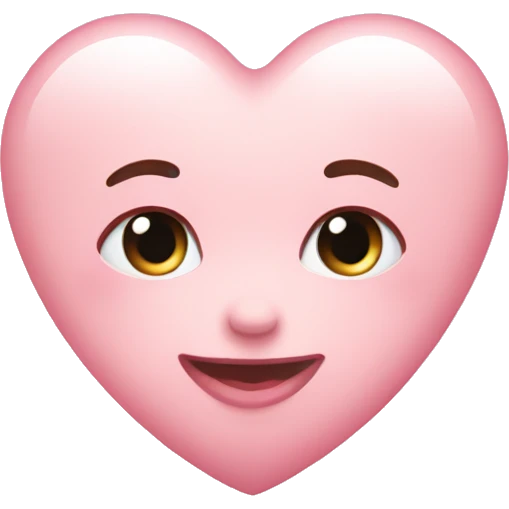 baby pink heart  emoji