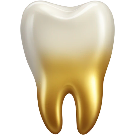 Golden tooth emoji
