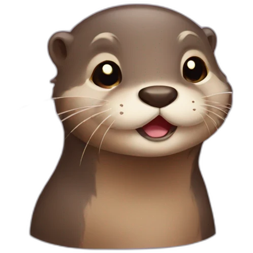 otter cute emoji