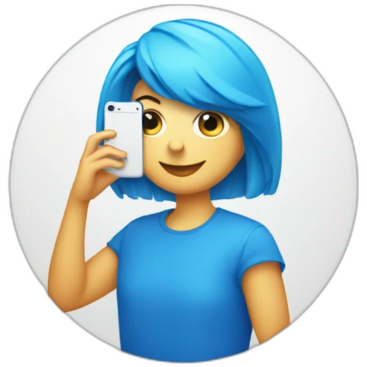 Instagram verified blue logo emoji
