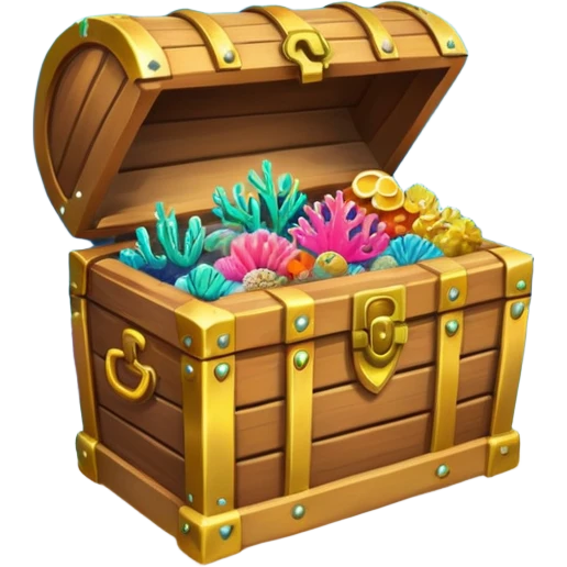 Coral Reef Treasure emoji