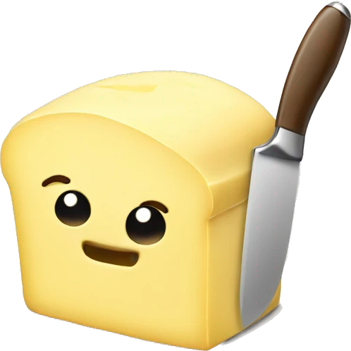 Butter with knife  emoji