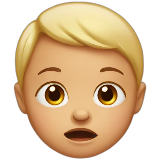 Baby crying emoji