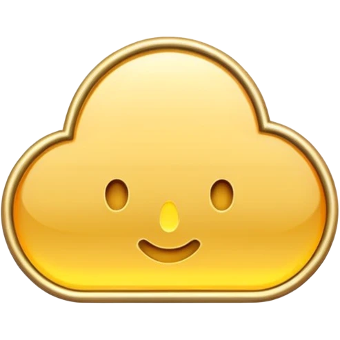 shiny gold line emoji