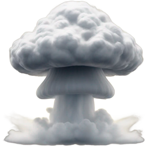 Mushroom cloud emoji