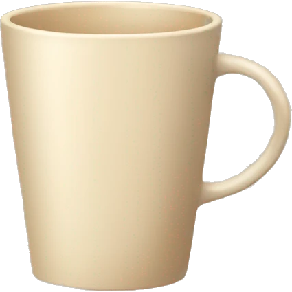 aesthetic beige cup emoji