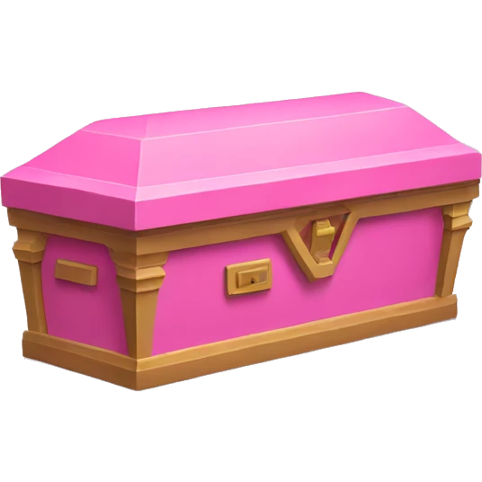 Pink coffin emoji
