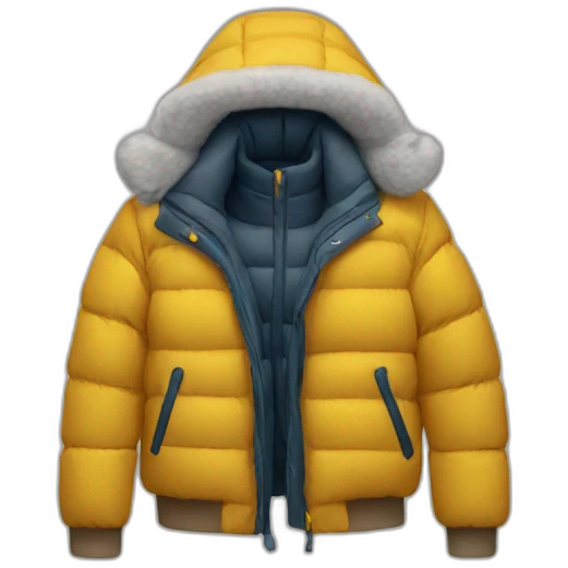 Down jacket emoji