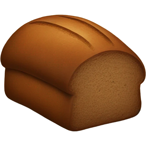 black bread emoji