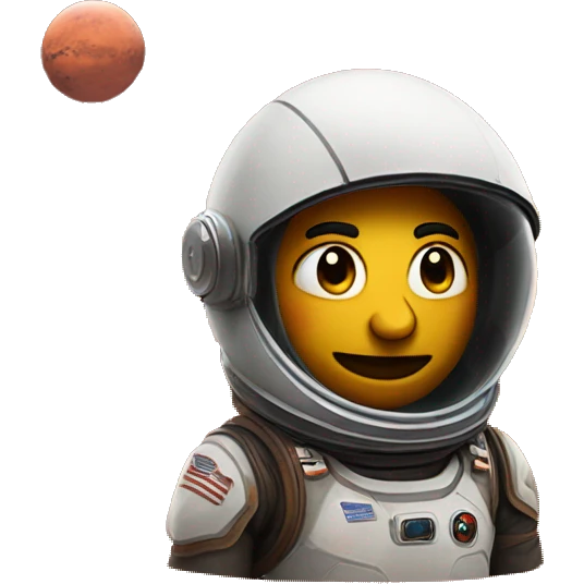 sus looking planet mars emoji