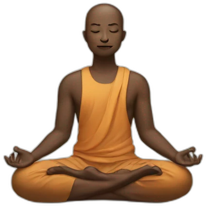 Meditation emoji
