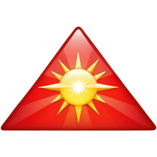 Rayos sentellas con furia rojo  emoji
