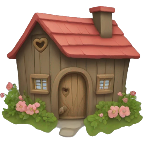 Cottagecore heart emoji