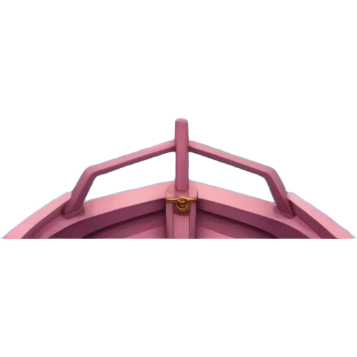 Mixed Caribbean ocean view from a boat with pastel pink moody sky emoji