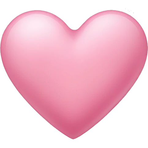 Baby pink heart emoji