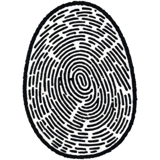 ink finger print on paper emoji